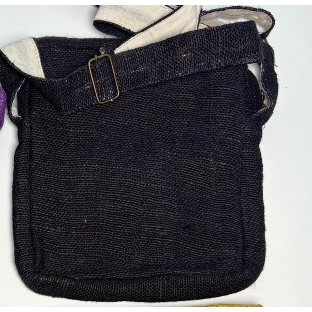 New Hemp Messenger Bag Himalayan Gift Mart Crossbody Eco Boho Hippie Bag